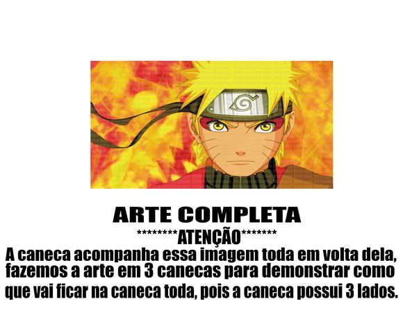 Caneca Polímero Naruto Personalizada