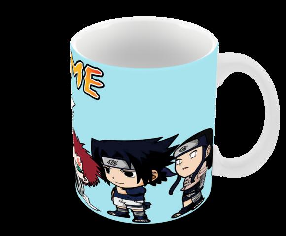 Caneca Polímero Naruto Seu Nome Personalizada