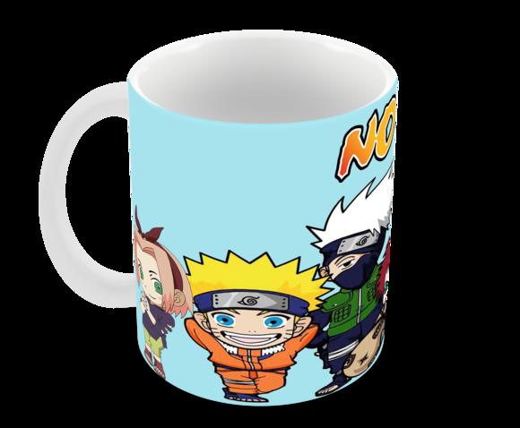 Caneca Polímero Naruto Seu Nome Personalizada