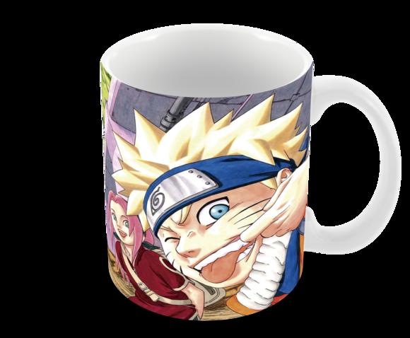 Caneca Polímero Naruto Time 7 Personalizada