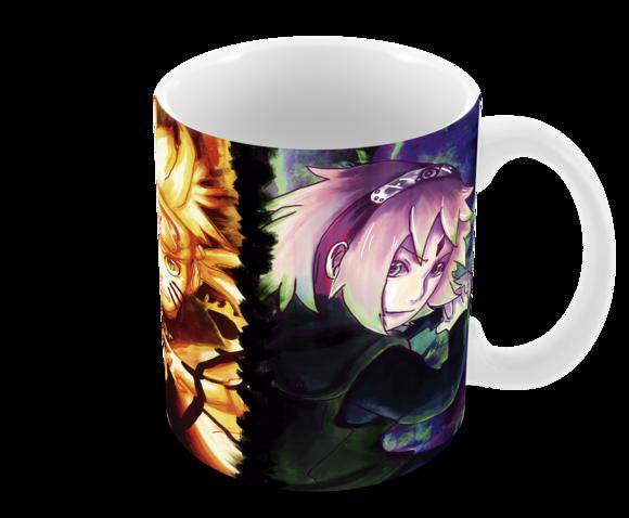 Caneca Polímero Naruto Time 7 Personalizada