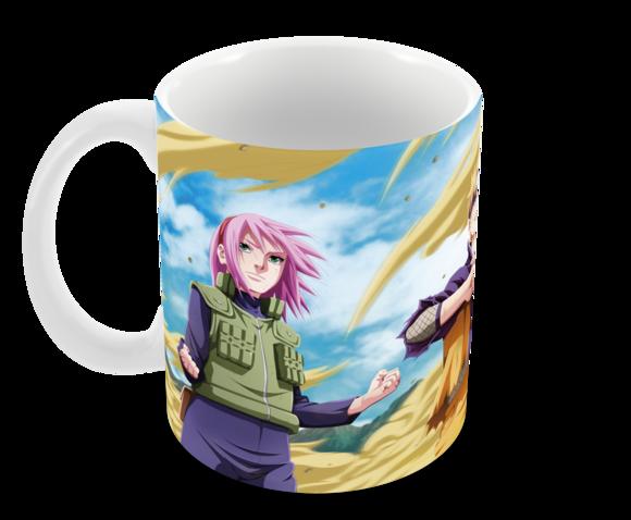 Caneca Polímero Naruto Time 7 Personalizada
