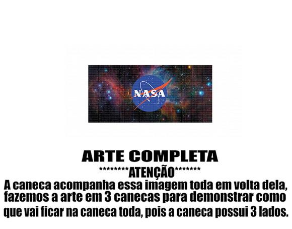 Caneca Polímero Nasa Personalizada