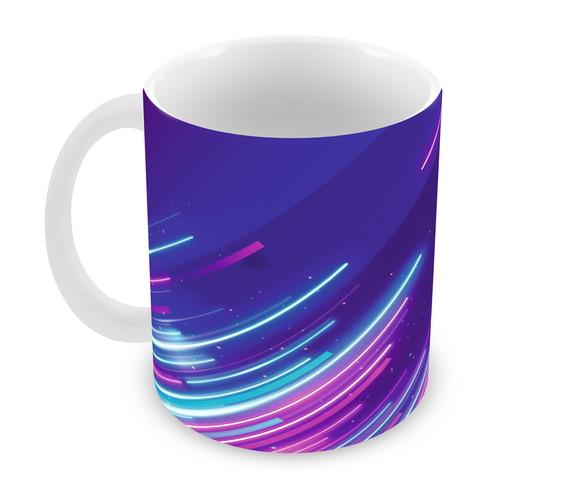 Caneca Polímero Neon Personalizada