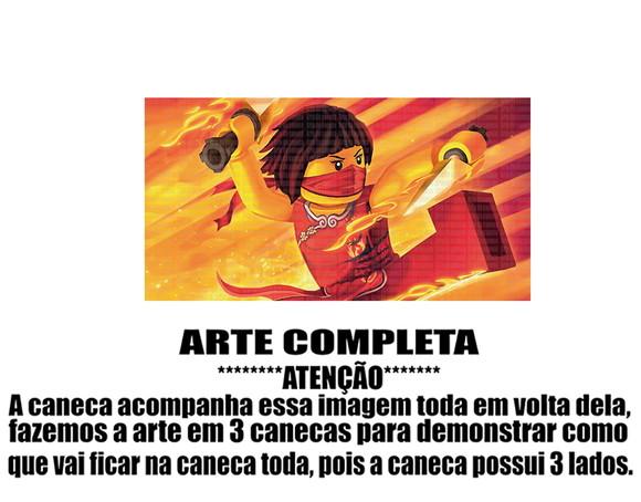 Caneca Polímero Ninjago Personalizada