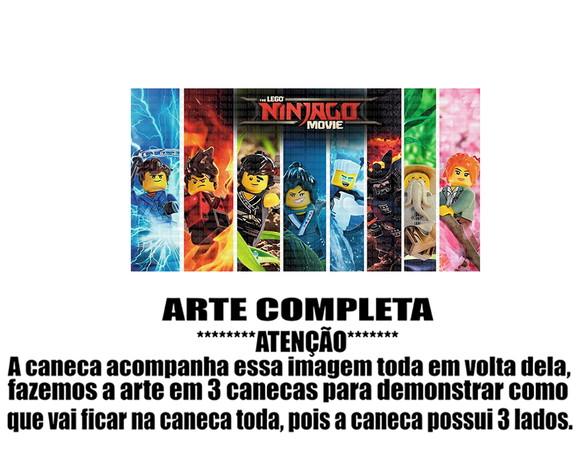 Caneca Polímero Ninjago Personalizada