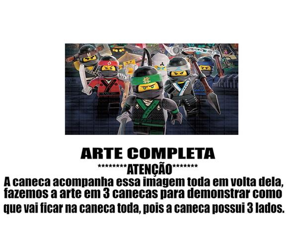 Caneca Polímero Ninjago Personalizada