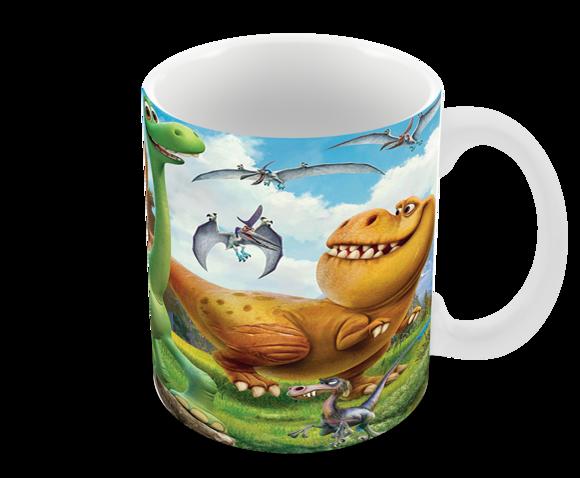 Caneca Polímero o Bom Dinossauro Personalizada