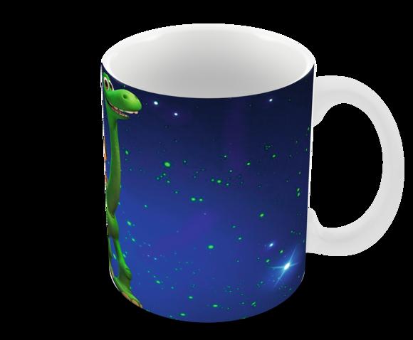 Caneca Polímero o Bom Dinossauro Personalizada