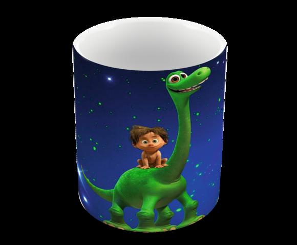 Caneca Polímero o Bom Dinossauro Personalizada