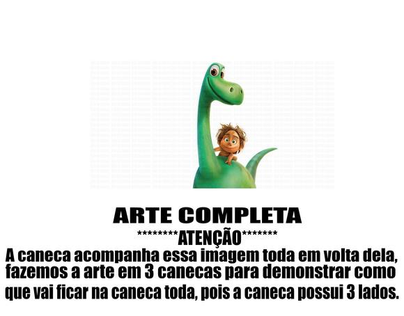 Caneca Polímero o Bom Dinossauro Personalizada