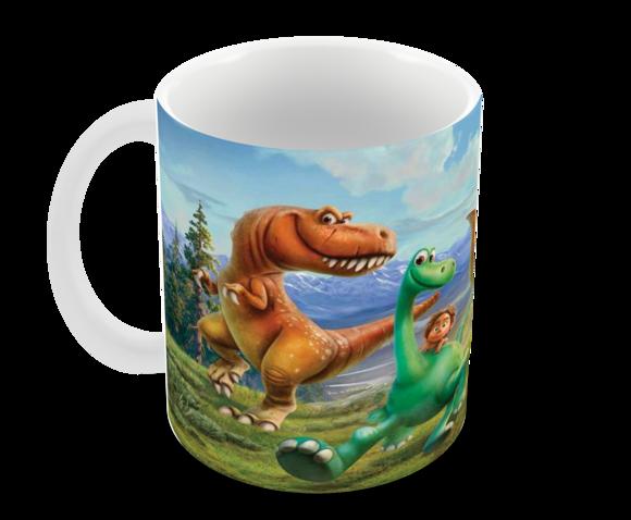 Caneca Polímero o Bom Dinossauro Personalizada