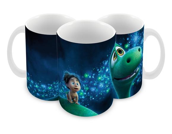 Caneca Polímero o Bom Dinossauro Personalizada