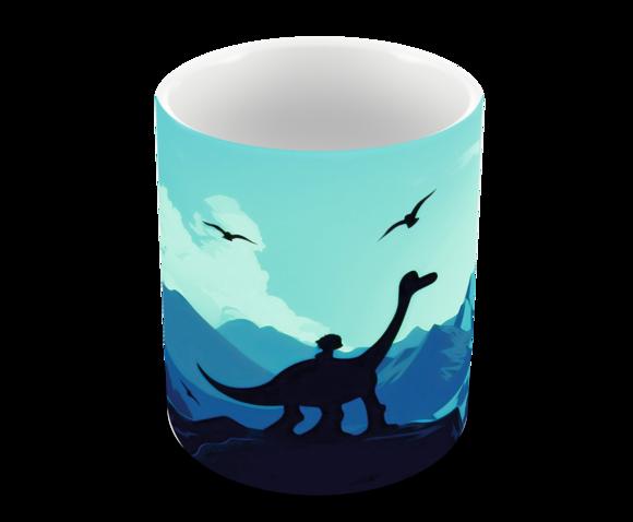 Caneca Polímero o Bom Dinossauro Personalizada