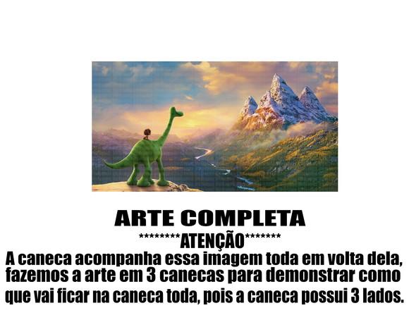 Caneca Polímero o Bom Dinossauro Personalizada