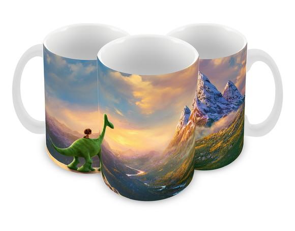 Caneca Polímero o Bom Dinossauro Personalizada