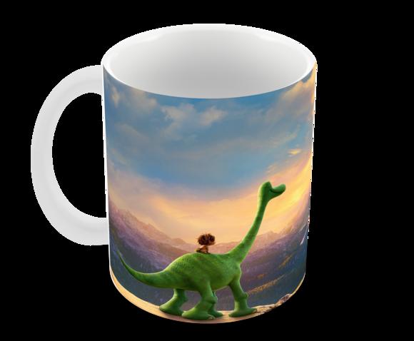 Caneca Polímero o Bom Dinossauro Personalizada