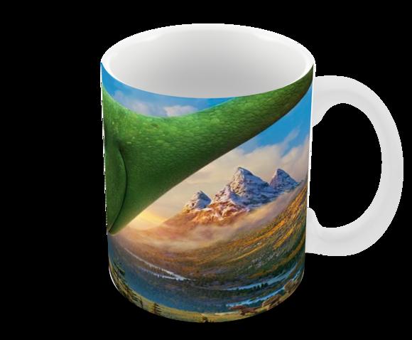 Caneca Polímero o Bom Dinossauro Personalizada