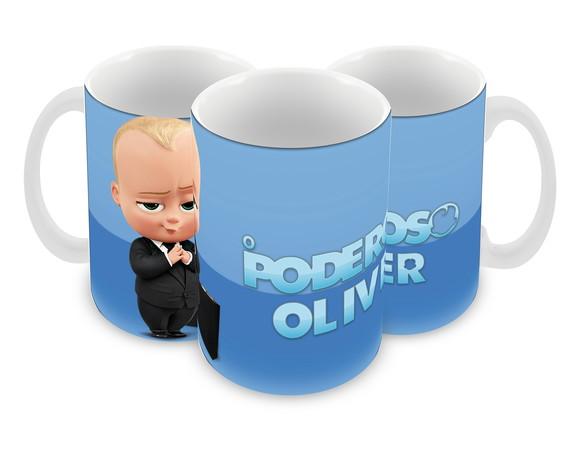 Caneca Polímero o Poderoso Chefinho Seu Nome Personalizada
