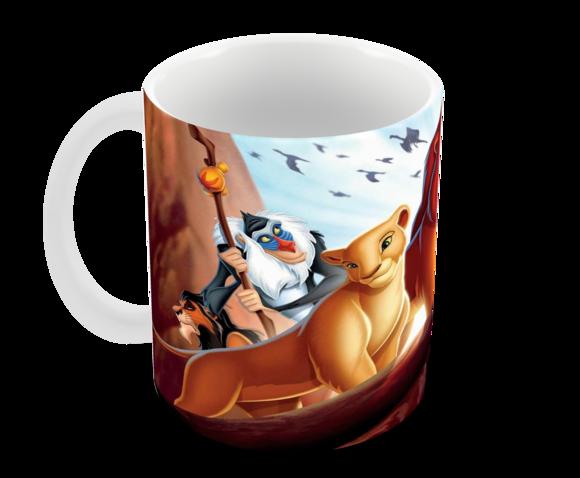 Caneca Polímero o Rei Leão com Nome Personalizada