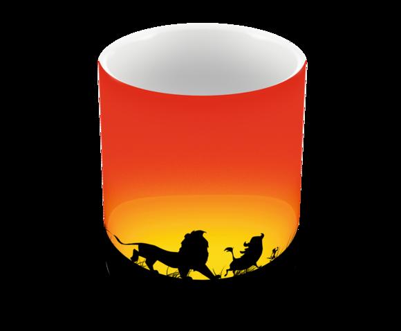 Caneca Polímero o Rei Leão Hakuna Matata Personalizada