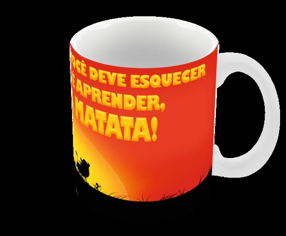 Caneca Polímero o Rei Leão Hakuna Matata Personalizada