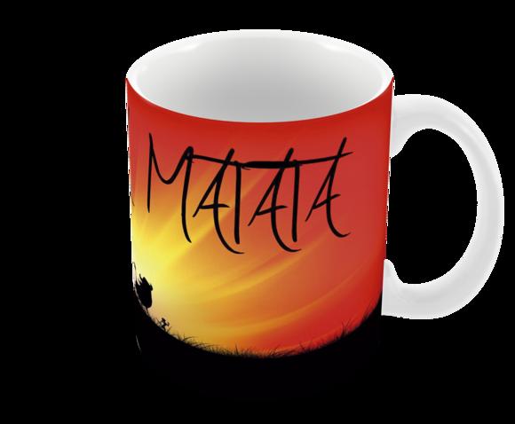 Caneca Polímero o Rei Leão Hakuna Matata Personalizada