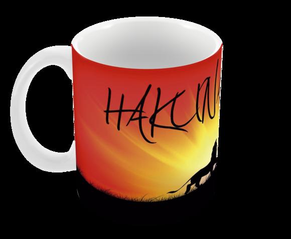 Caneca Polímero o Rei Leão Hakuna Matata Personalizada