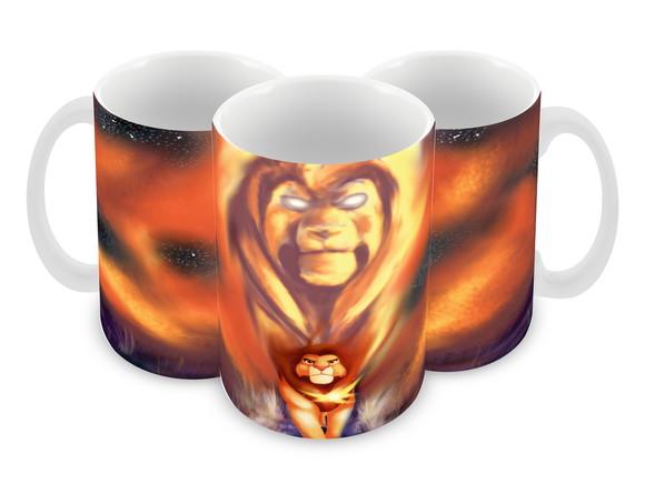 Caneca Polímero o Rei Leão Personalizada