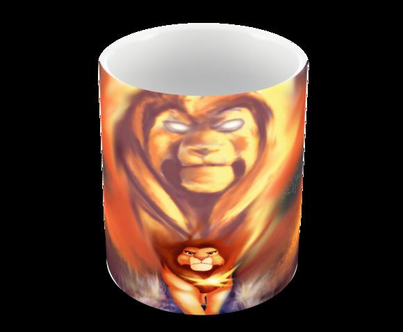Caneca Polímero o Rei Leão Personalizada