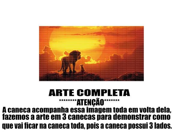 Caneca Polímero o Rei Leão Personalizada