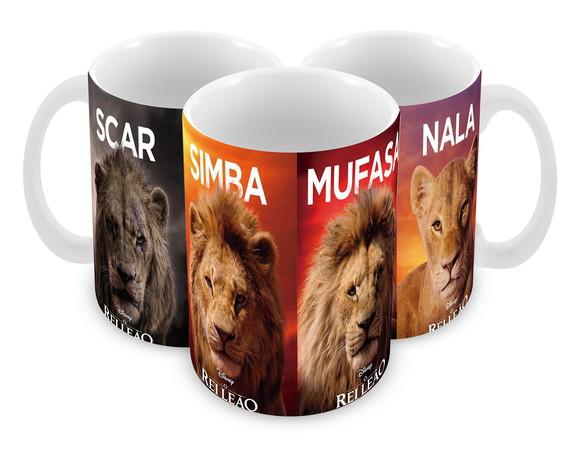 Caneca Polímero o Rei Leão Personalizada