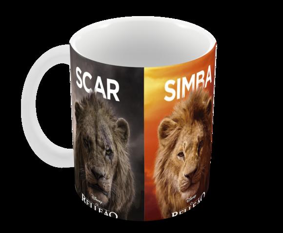 Caneca Polímero o Rei Leão Personalizada