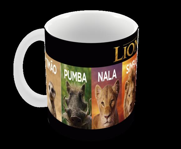 Caneca Polímero o Rei Leão Personalizada