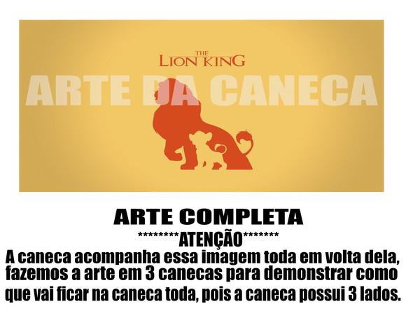Caneca Polímero o Rei Leão Personalizada