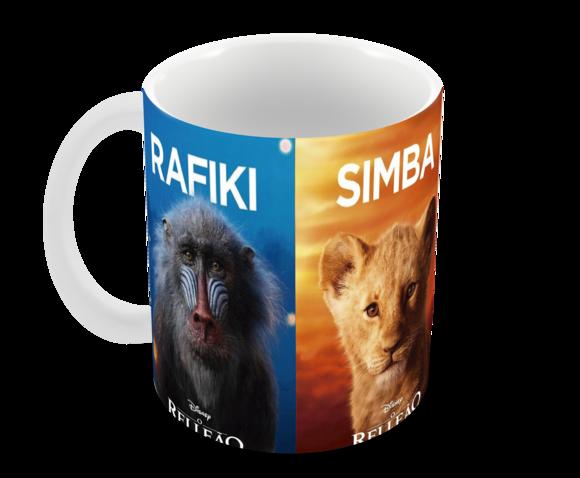 Caneca Polímero o Rei Leão Personalizada