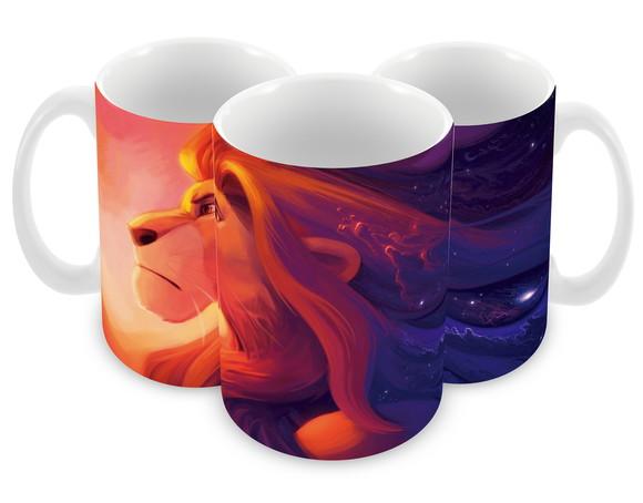 Caneca Polímero o Rei Leão Personalizada