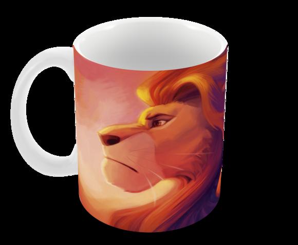 Caneca Polímero o Rei Leão Personalizada