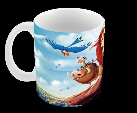 Caneca Polímero o Rei Leão Personalizada