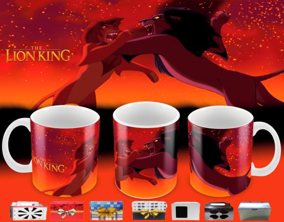 Caneca Polímero o Rei Leão Personalizada