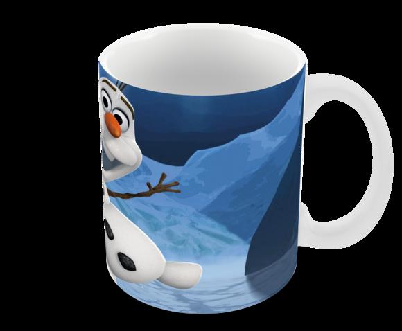 Caneca Polímero Olaf Frozen Personalizada