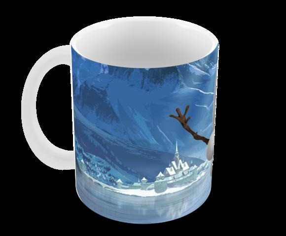 Caneca Polímero Olaf Frozen Personalizada