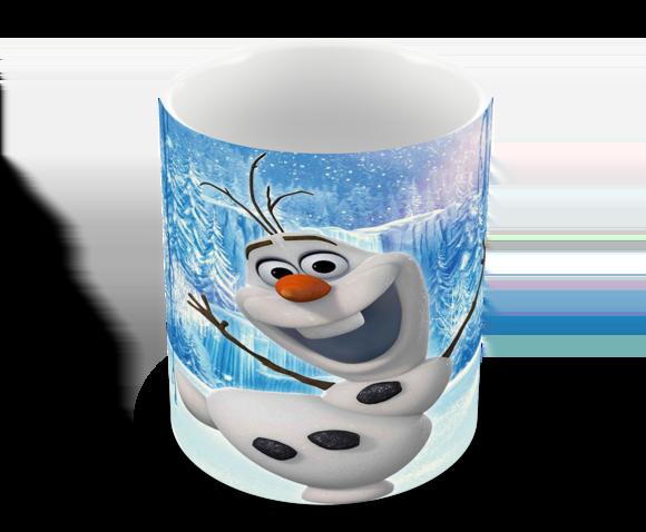 Caneca Polímero Olaf Frozen Personalizada