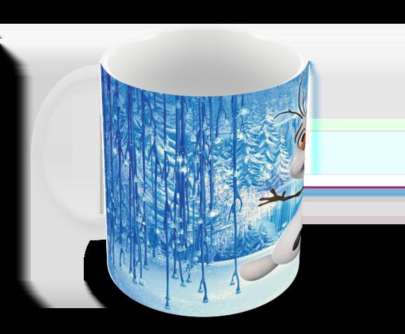Caneca Polímero Olaf Frozen Personalizada