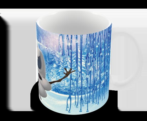 Caneca Polímero Olaf Frozen Personalizada