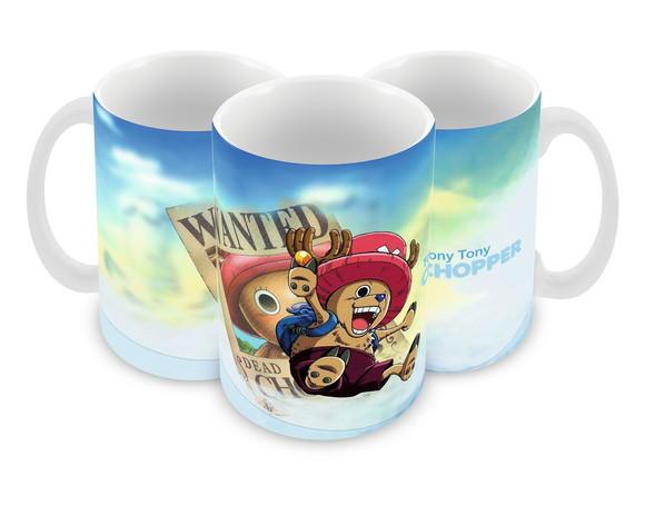 Caneca Polímero One Piece Chopper Personalizada