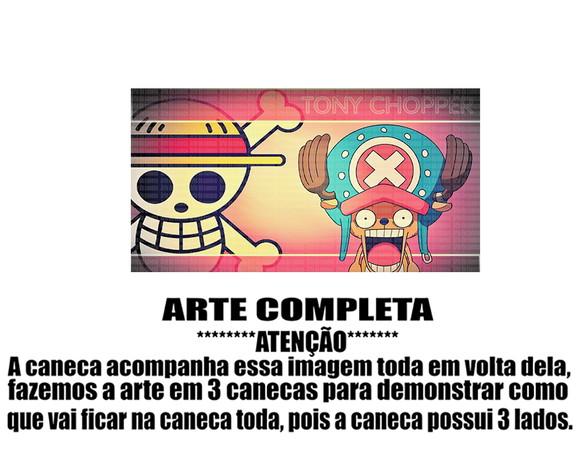 Caneca Polímero One Piece Chopper Personalizada