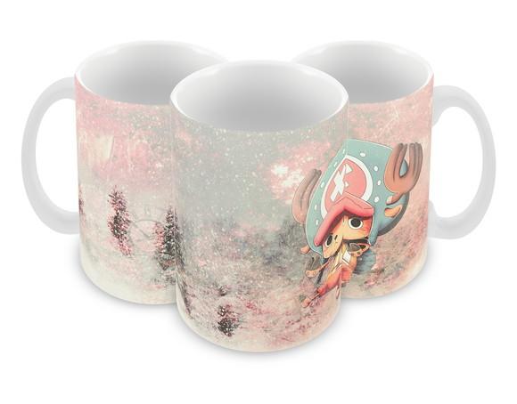 Caneca Polímero One Piece Chopper Personalizada