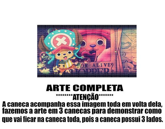 Caneca Polímero One Piece Chopper Personalizada
