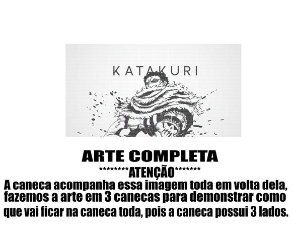 Caneca Polímero One Piece Katakuri Personalizada